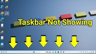 Taskbar Not Showing Windows 11  Windows 11 Taskbar Not Showing  Taskbar Not Working [upl. by Emya278]