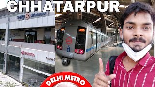 Chhatarpur Metro Station  Chhatarpur New Delhi  travel amp all tour Guide  Mithun Hansraj [upl. by Ednyl]