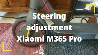 Steering wheel adjustment Xiaomi M365 Pro [upl. by Anyat389]