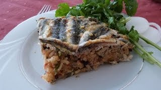 Rice with Anchovies Recipe from Northern Turkey  Traditional Seafood Recipe [upl. by Dleifxam]