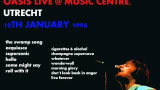 Oasis live in Utrecht 10th January 1996 [upl. by Donell]