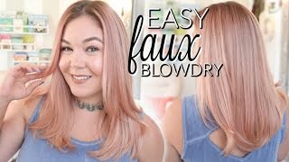 5 MINUTE Easy Faux Blowout [upl. by Gib]