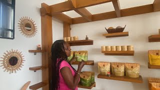 A VISIT TO THE NOKWARE SHOP IN ACCRA  NATURAL BEAUTY PRODUCTS IN GHANA [upl. by Oettam120]