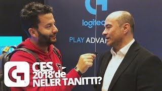 Logitech CES 2018de neler tanıttı Hangileri ülkemize gelecek [upl. by Nonek74]