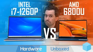 Enormous Performance Gains  AMD Ryzen 7 6800U vs Intel Core i71260P [upl. by Cuda]