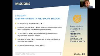 Éducaloi Webinar 1  How to Navigate the Healthcare System What is a CIUSS and its Role [upl. by Aligna]