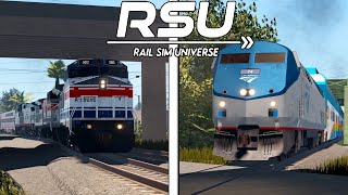 UPDATE TIME Rail Sim Universe Railfanning 20 [upl. by Hgielsel]