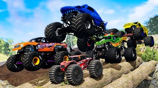 Monster Trucks Mud Battle 25  Beamng drive [upl. by Chaker]