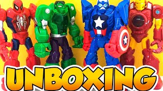 Playskool Heroes Super Hero Adventures Captain America Mech Armor  Mega Armadura del Capitan [upl. by Hassett]