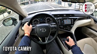 Toyota Camry Premium Hybrid 218HP  POV Test Drive Toyota GoPRO driving [upl. by Tnirb811]