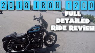 2018 Iron 1200 full detailed ride review [upl. by Hephzipa636]