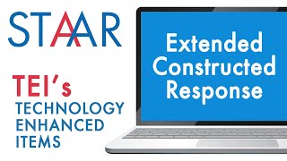 STAAR Redesign TEI  Extended Constructed Response [upl. by Alac]