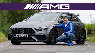 THIS THING IS MENTAL Mercedes AMG A45 Review [upl. by Yllitnahc284]