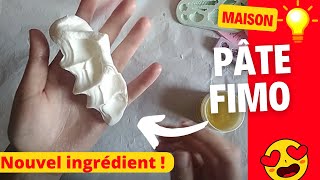 FAIRE SA PÂTE FIMO DURCISSANTE À LAIR NOUVELLE RECETTE MAISON TUTO N°3 argile sculpturedéco [upl. by Stannfield]