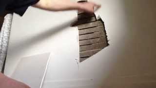 How to patch lath and plaster [upl. by Aikemaj]