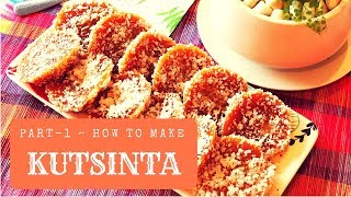 Delicious And Easy Kutsinta Recipe Sticky Brown Rice Cake  With Lihiya or Lye Water  PART1 [upl. by Consuelo613]