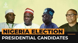 Who are the main candidates in Nigerias presidential election  Al Jazeera Newsfeed [upl. by Nyllewell]