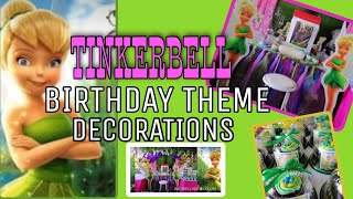 TINKERBELL BIRTHDAY THEME DECORATIONS IDEAS [upl. by Atiuqer]