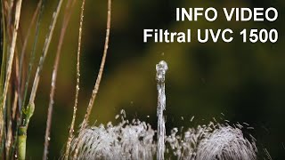 Unterwasserfilter Oase Filtral UVC 1500 mit Wasserspiel für Fertigbecken und kleineren Gartenteichen [upl. by Licna937]