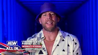 AEW All In London at Wembley Stadium  Jake Hager  Official Promo Video [upl. by Walter]