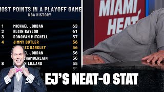 Chuck Went Searching For Shaq’s Playoff CareerHigh 🤣  EJs NeatO Stat [upl. by Kenzi]