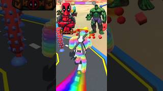 Deadpool vs hulk 😮 ropeman vs Superman 🎃viralshort games youtubeshorts onemillionviews [upl. by Anaid]