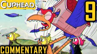 Cuphead Walkthrough Part 9  Aviary Action amp Mausoleum II Level 1st Time Blind Run [upl. by Gaddi]