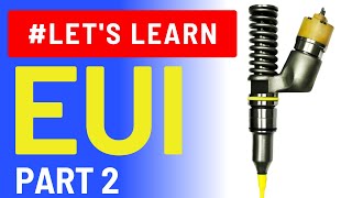 EUI Electronic Unit Injector Component Operation part 2 [upl. by Yand646]