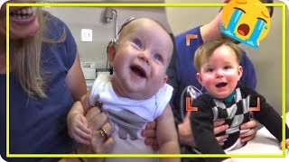 deaf people hearing for the first time baby  MANWomen TRY NOT TO CRY CHALLENGE [upl. by Einned755]