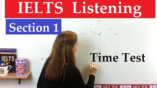 IELTS Listening Section 1 Time Test [upl. by Macdermot]