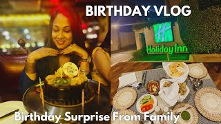 Birthday VlogBirthday ideaBirthday CelebrationBirthday surprise by husbandHoliday InnPartyFun [upl. by Mirilla]