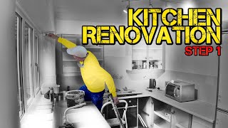 HOW MY KITCHEN RENOVATION BEGINS  S1E27 diy home homedecor house construction [upl. by Ahsa]