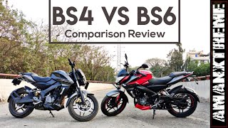 Pulsar NS 200 bs6 vs bs4 comparison review in Hindi [upl. by Aicilaanna529]