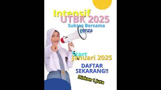 Intensif UTBK 2025  Skor UTBK Tinggi  Daftar Sekarang  Start Januari 2025  bimbelutbk bintaro [upl. by Catharina]