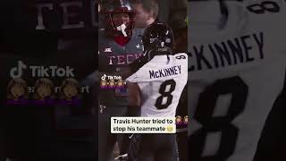 Travis Hunter tried to stop him from making that mistake ShirreaEverett welloffmedia [upl. by Mela591]