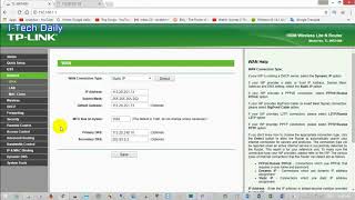 how to configuration public ip on tplink router WR740N v3 [upl. by Galer]