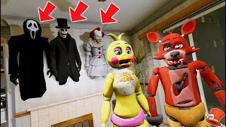 THE SCARIEST ANIMATRONIC HALLOWEEN NIGHT EVER GTA 5 Mods FNAF RedHatter [upl. by Ecinaej]