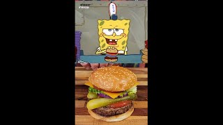 Tasty Trio Takeover Krabby Patty vs Pasta Puttanesca vs Oggys Fries spongebob mrkrabs oggy [upl. by Leventhal]