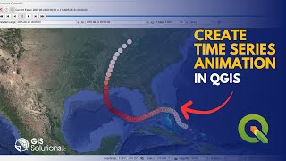 QGIS Create Time Series Animation [upl. by Arikal]