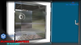 Humidity Chamber  Climatic Chamber  Stability Chamber  Working Principle Animation Project [upl. by Aicemat693]