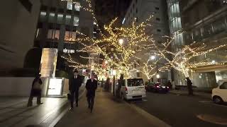 【Japan Walk】Yaesu Tokyo Walk through Yaesu area illumination [upl. by Ayanahs733]