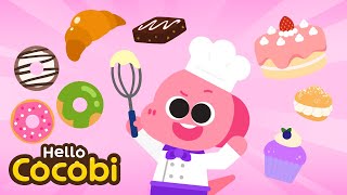 Little Baker Song  Job Nursery Rhymes for Kids  Dessert Bread Baking  Hello Cocobi [upl. by Luca]