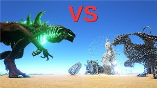 Godzillark vs Overseer ENDBOSS  ARK Survival Evolved  Cantex [upl. by Noram]