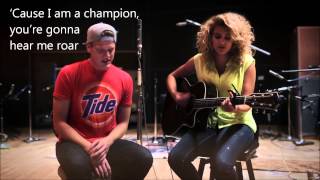 Tori Kelly ft Scott Hoying  Roar HD LYRICS [upl. by Denice]