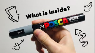 What is INSIDE a Posca Marker [upl. by Coltun968]