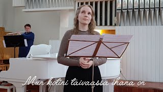 Mun kotini taivaassa ihana on  Hannah Tokola amp MMMtrio [upl. by Garrott]