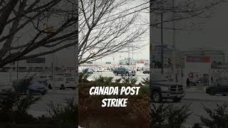 Canada Post strike canadapost strike toronto [upl. by Atinnek]