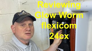 GLOW WORM FlEXICOM 24 CX inside the boiler case a review of a full strip down service [upl. by Roobbie265]