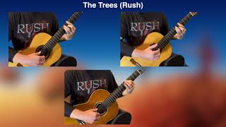 The Trees by Rush for Classical Guitar Trio [upl. by Nosyrb]