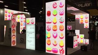 Exhibitor Live LED Tiles Video Walls [upl. by Langston590]